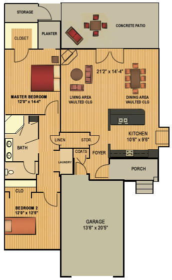 HAC/HA villa floor plan