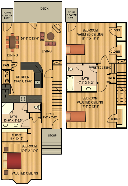 TH3 floor plans