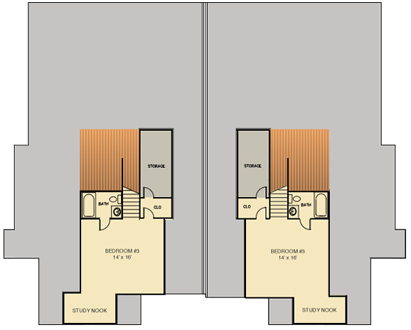 Executive Villa Duplex 2nd floor plan