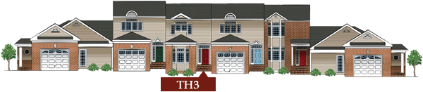 3br 2.5ba 1-car garage townhome